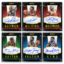 Load image into Gallery viewer, HALL OF FAME BASKETBALL - BOX *2 ON CARD AUTOGRAPH CARDS*