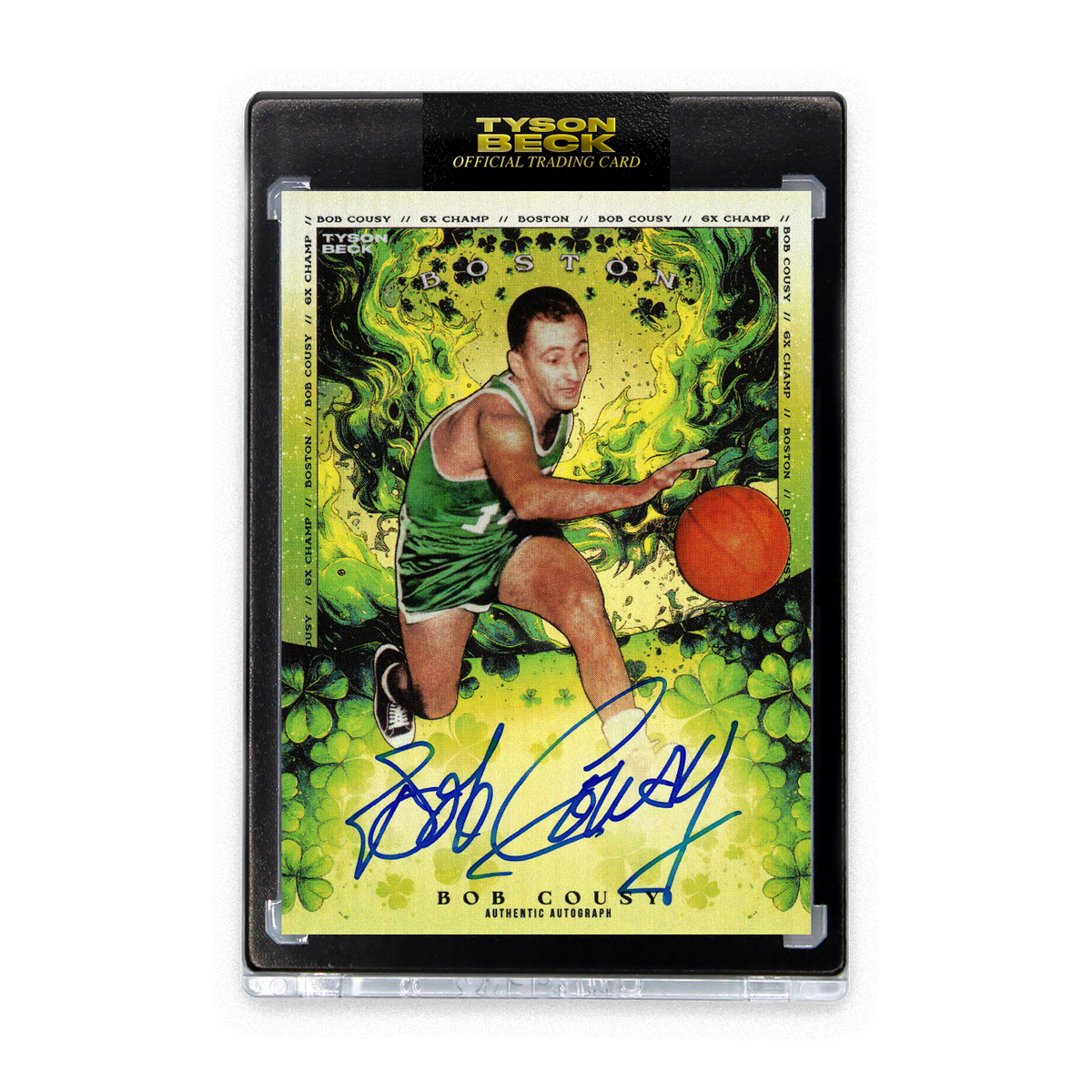 BOB COUSY X TYSON BECK - BOSTON - AUTOGRAPH CARD *RANDOM TIER
