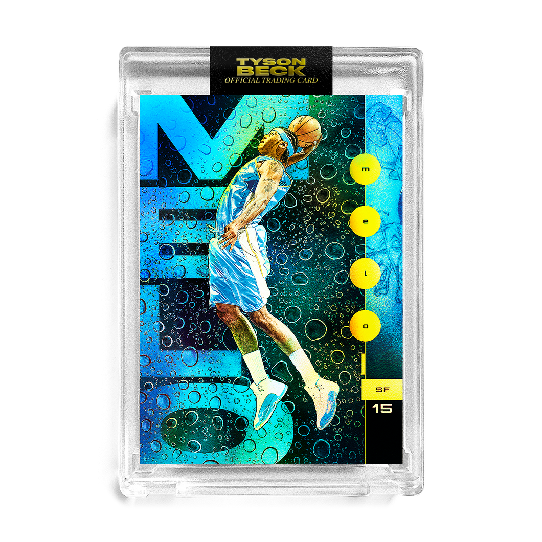 CARMELO ANTHONY X TYSON BECK - DENVER - NIGHT FOIL - LIMITED TO 10