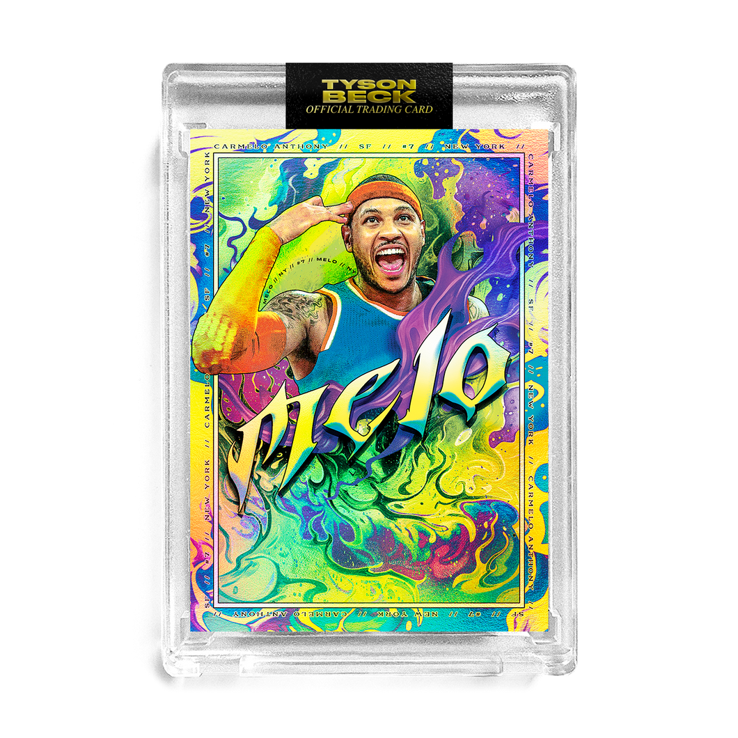CARMELO ANTHONY X TYSON BECK - NEW YORK - COLORATION - LIMITED TO 20
