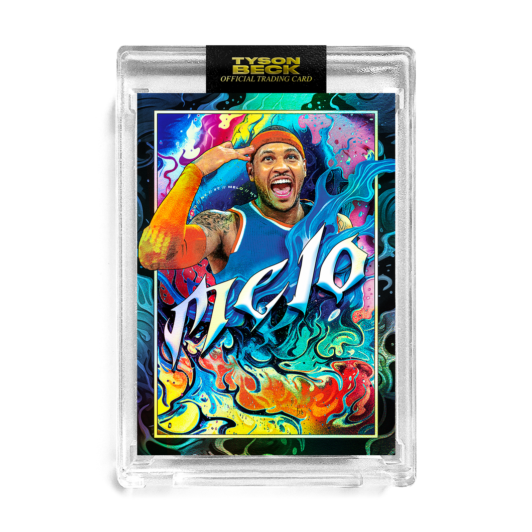 CARMELO ANTHONY X TYSON BECK - NEW YORK - NIGHT FOIL - LIMITED TO 10
