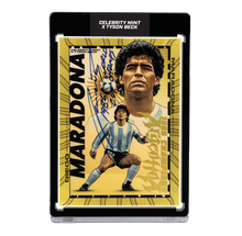 Load image into Gallery viewer, CELEBRITY MINT - DIEGO MARADONA X TYSON BECK - Gold Legal Tender Trading Coin