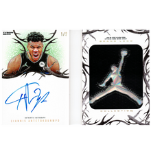 Load image into Gallery viewer, GIANNIS ANTETOKOUNMPO X TYSON BECK - TIER 1 - GAME WORN PATCH AUTO *RANDOMIZED CARD*
