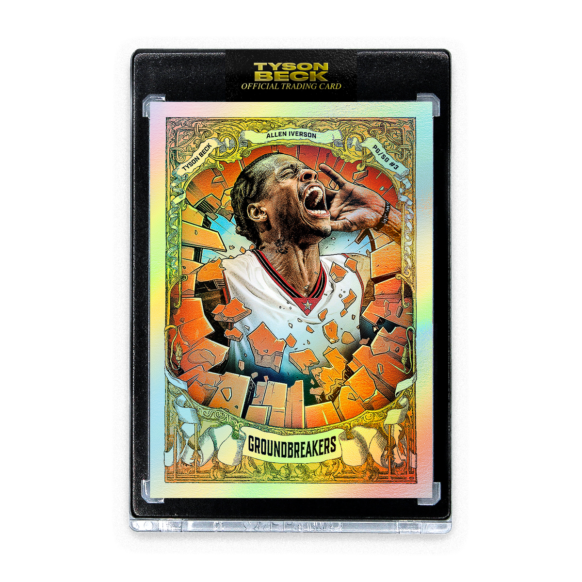 25枚限定 76ers Gold JSY Iverson アイバーソン NBA Vintage Allen Iverson Philadelphia 76ers Gold Champion