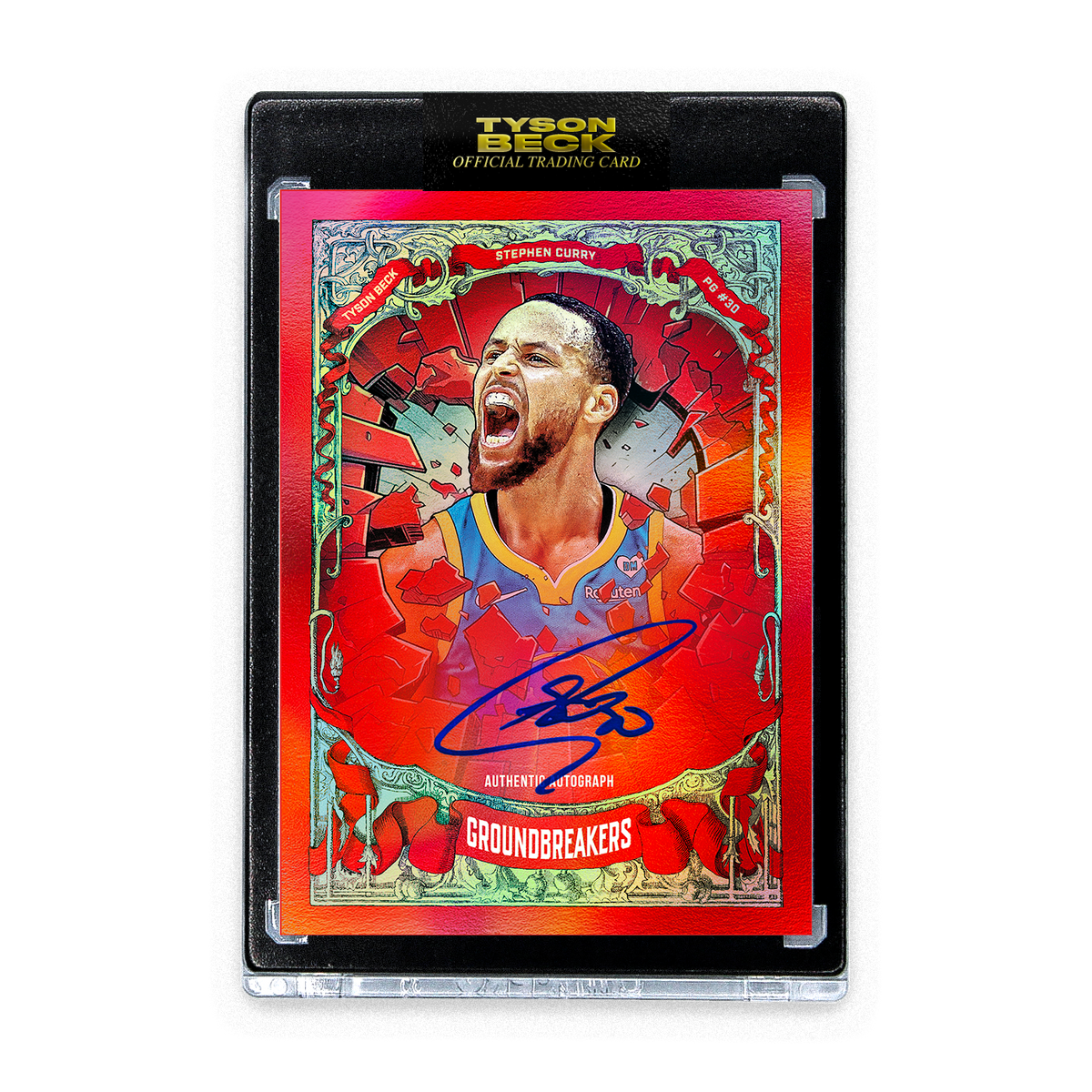 GROUNDBREAKERS - STEPHEN CURRY - AUTOGRAPH CARD – Tyson Beck