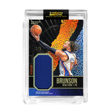 Load image into Gallery viewer, JALEN BRUNSON X TYSON BECK - GAME WORN PATCH CARD - *RANDOMIZED TIER* LOOK FOR 1/1 SWOOSH PATCH AUTO