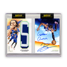 Load image into Gallery viewer, JALEN BRUNSON X TYSON BECK - GAME WORN PATCH AUTO - LETTERMAN - LIMITED TO 7