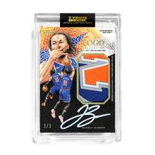 Load image into Gallery viewer, JALEN BRUNSON X TYSON BECK - GAME WORN PATCH AUTO - TIER 1 *RANDOMIZED CARD*