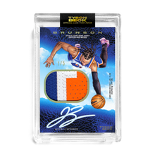 Load image into Gallery viewer, JALEN BRUNSON X TYSON BECK - GAME WORN PATCH AUTO - TIER 2 *RANDOMIZED CARD*