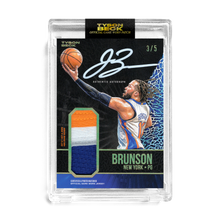 Load image into Gallery viewer, JALEN BRUNSON X TYSON BECK - GAME WORN PATCH AUTO - TIER 2 *RANDOMIZED CARD*