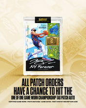 Load image into Gallery viewer, KARL-ANTHONY TOWNS X TYSON BECK - GAME WORN PATCH CARD - *RANDOMIZED TIER* LOOK FOR 1/1 CHAMP TAG AUTO + 5 INSCRIPTION AUTOS