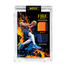 Load image into Gallery viewer, KARL-ANTHONY TOWNS X TYSON BECK - GAME WORN PATCH CARD - *RANDOMIZED TIER* LOOK FOR 1/1 CHAMP TAG AUTO + 5 INSCRIPTION AUTOS