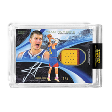 Load image into Gallery viewer, NIKOLA JOKIĆ X TYSON BECK - GAME WORN PATCH AUTO *RANDOMIZED CARD*