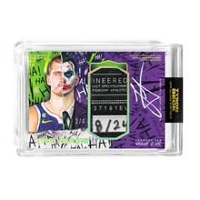 Load image into Gallery viewer, NIKOLA JOKIĆ X TYSON BECK - GAME WORN PATCH AUTO - LAUNDRY TAG - LIMITED TO 4
