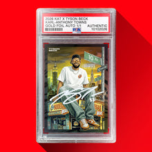 Load image into Gallery viewer, PRE-ORDER - KARL-ANTHONY TOWNS X TYSON BECK - PSA - EXCLUSIVE GRADED CARD BLIND BOX