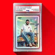 Load image into Gallery viewer, PRE-ORDER - KARL-ANTHONY TOWNS X TYSON BECK - PSA - EXCLUSIVE GRADED CARD BLIND BOX