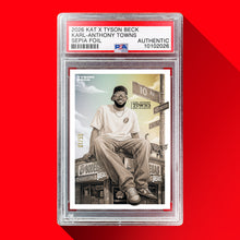 Load image into Gallery viewer, PRE-ORDER - KARL-ANTHONY TOWNS X TYSON BECK - PSA - EXCLUSIVE GRADED CARD BLIND BOX