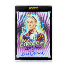 Load image into Gallery viewer, SOPHIE CUNNINGAM X TYSON BECK - THE ENFORCER - AUTOGRAPH + INSCRIPTION *RANDOMIZED NUMBERED CARD*