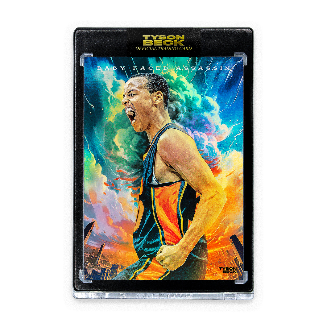 STEPHEN CURRY - TYSON BECK - BABY FACED ASSASSIN - RAINBOW FOIL - LIMITED TO 30