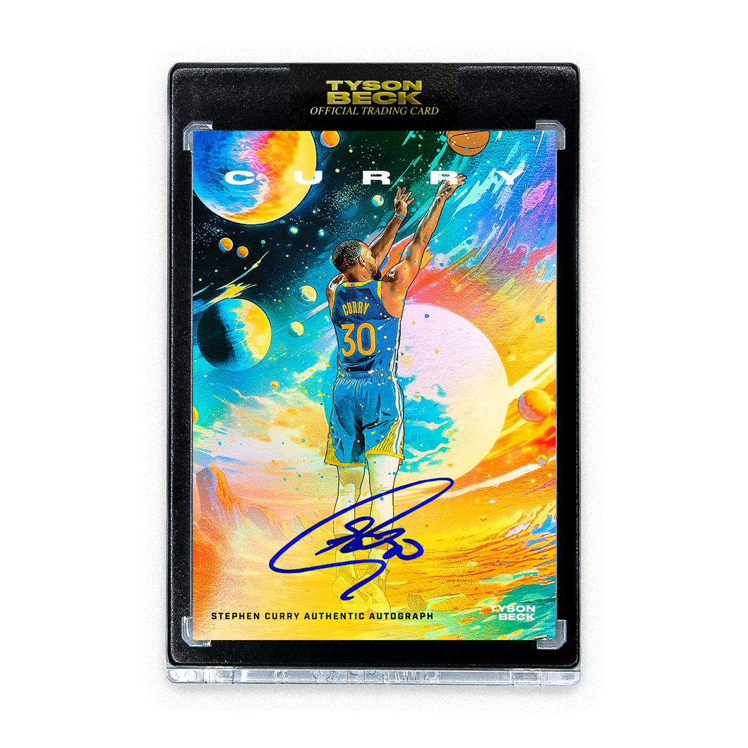 STEPHEN CURRY - TYSON BECK - COMIC - RAINBOW FOIL - AUTOGRAPH - LIMITED TO 25