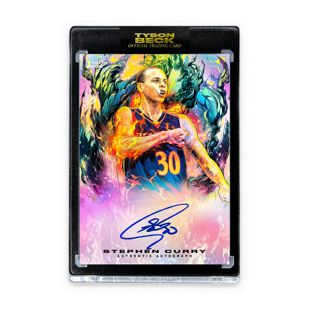 STEPHEN CURRY - TYSON BECK - GREATNESS - COLORATION - AUTOGRAPH - LIMITED TO 15