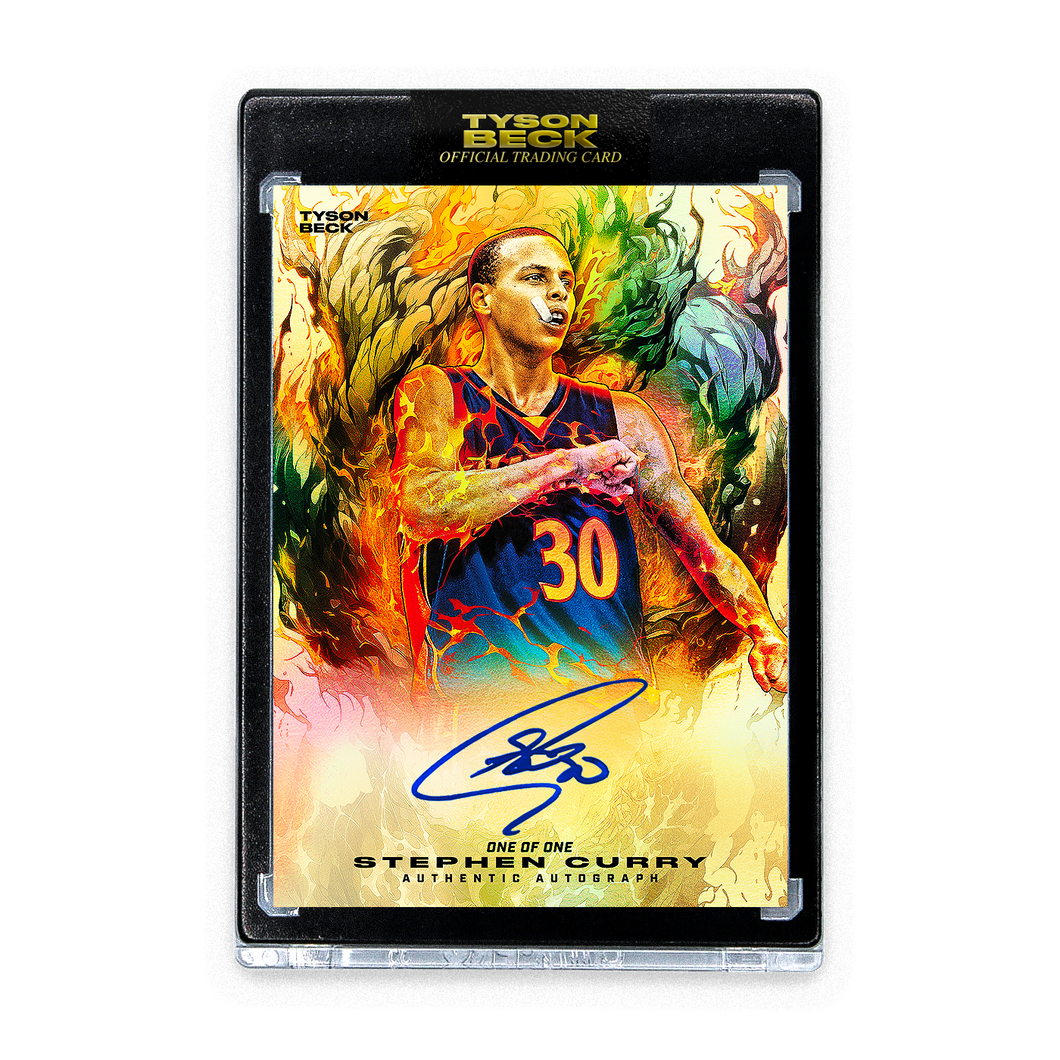 STEPHEN CURRY - TYSON BECK - GREATNESS - GOLD FOIL - AUTOGRAPH - ONE OF ONE