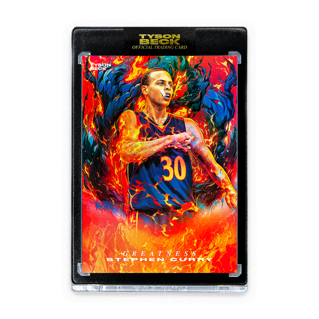 STEPHEN CURRY - TYSON BECK - GREATNESS - RED FOIL - LIMITED TO 20