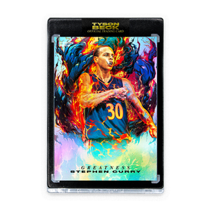 STEPHEN CURRY - TYSON BECK - GREATNESS - RAINBOW FOIL - LIMITED TO 30
