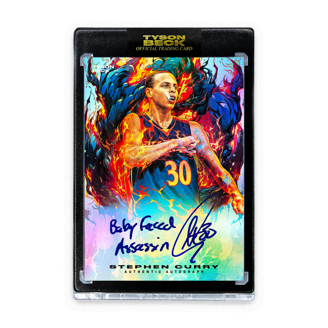 STEPHEN CURRY - TYSON BECK - GREATNESS - RAINBOW FOIL - AUTOGRAPH + INSCRIPTION - LIMITED TO 5