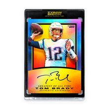 Load image into Gallery viewer, TOM BRADY - TYSON BECK - GOAT - AUTOGRAPH PACKAGE