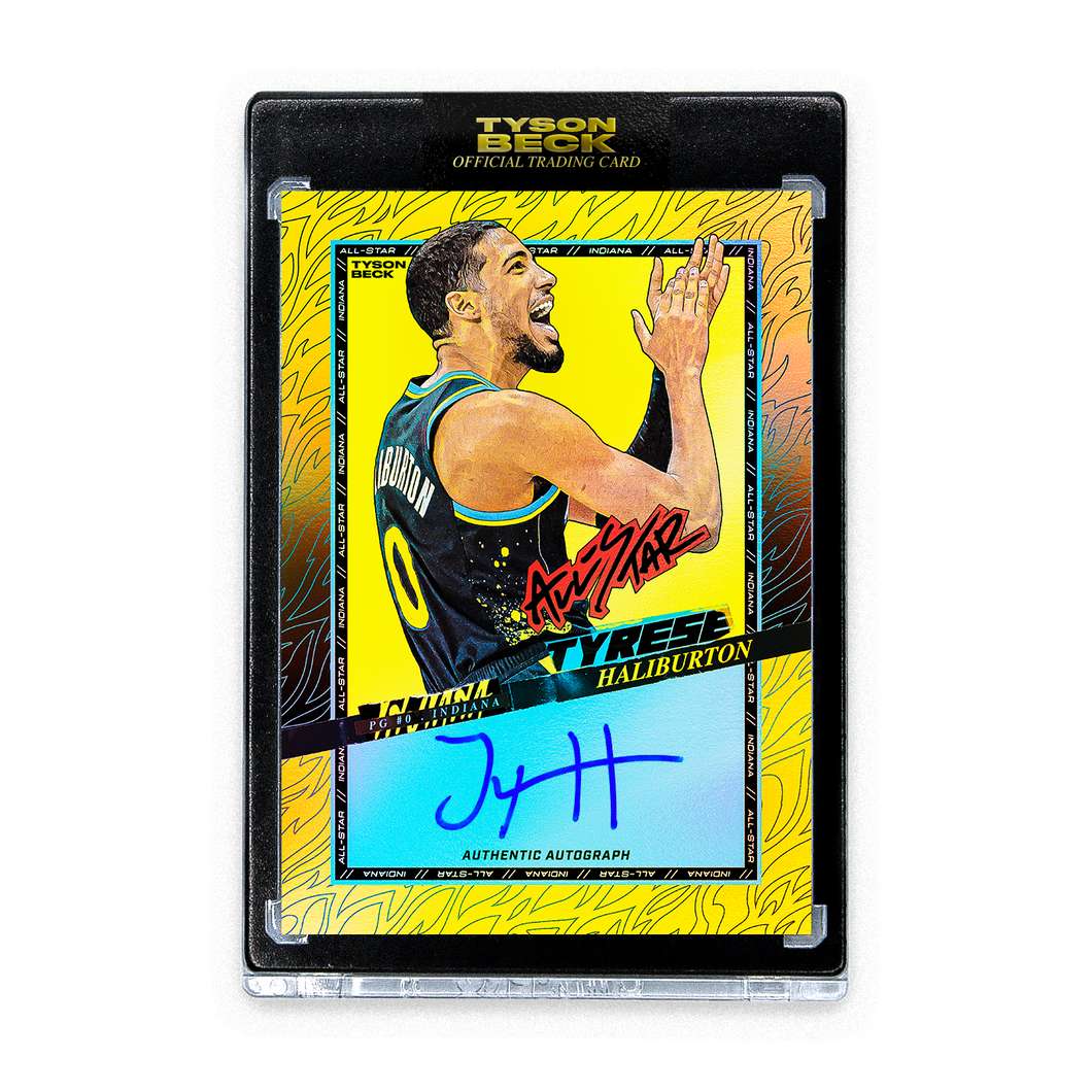 TYRESE HALIBURTON X TYSON BECK - ALL-STAR 2024 - AP - AUTOGRAPH - LIMITED TO 20