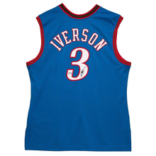 Load image into Gallery viewer, ALLEN IVERSON AUTOGRAPH - AUTHENTIC JERSEY - PHILADELPHIA 76ERS 1999-2000 *PSA AUTHENTICATED*