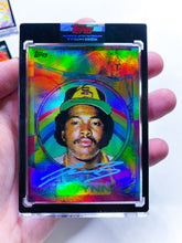 Load image into Gallery viewer, 🌈 RAINBOW FOIL - Tony Gwynn by Tyson Beck - RAINBOW BLUE - LIMITED TO 1 🌈