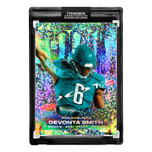 Load image into Gallery viewer, 🦅  DEVONTA SMITH X TYSON BECK - RC - DRAFTED - PHILADELPHIA - CONFETTI REFRACTOR - LIMITED TO 99