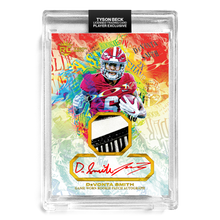 Load image into Gallery viewer, DEVONTA SMITH X TYSON BECK - RPA - GAME WORN - DUAL AUTO - ONE OF ONE