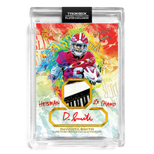 Load image into Gallery viewer, 🚀 DEVONTA SMITH X TYSON BECK - RPA - GAME WORN - INSCRIPTIONS - ONE OF ONE