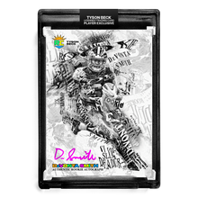Load image into Gallery viewer, đź’€ DEVONTA SMITH X TYSON BECK - SLIM REAPER - NEON UV RC AUTOGRAPH - LIMITED TO 20