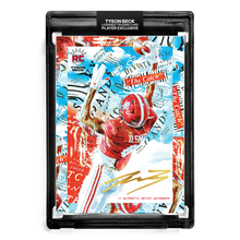 Load image into Gallery viewer, š DEVONTA SMITH X TYSON BECK - RC THE CATCH - GOLD ARTIST AUTOGRAPH - ONE OF ONE