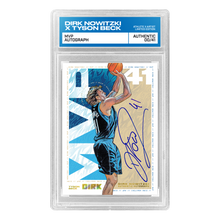 Load image into Gallery viewer, DIRK NOWITZKI X TYSON BECK - "MVP" - AUTOGRAPH - LIMITED TO 41