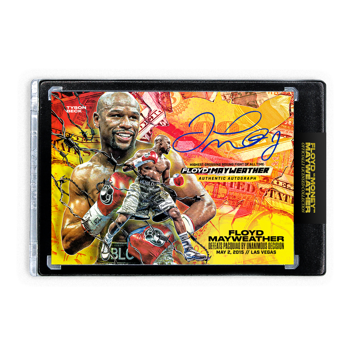 FLOYD MAYWEATHER JR. X TYSON BECK "BATTLE FOR GREATNESS" AP VARIAT