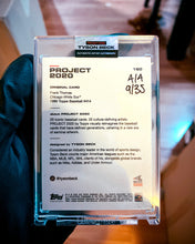 Load image into Gallery viewer, Frank Thomas by Tyson Beck - BLACK AUTOGRAPH - LIMITED TO 35