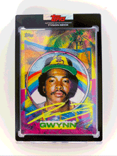 Load image into Gallery viewer, Tony Gwynn by Tyson Beck - NEON UV AUTOGRAPH - LIMITED TO 5