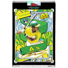 Load image into Gallery viewer, Rickey Henderson by Tyson Beck - GOLD AUTOGRAPH - LIMITED TO 10