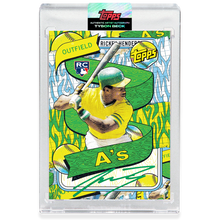 Load image into Gallery viewer, Rickey Henderson by Tyson Beck - GREEN AUTOGRAPH - LIMITED TO 24