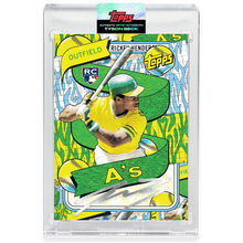 Load image into Gallery viewer, Rickey Henderson by Tyson Beck - SILVER CHROME AUTOGRAPH - LIMITED TO 35