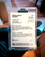 Load image into Gallery viewer, Jackie Robinson by Tyson Beck - SILVER CHROME AUTOGRAPH - LIMITED TO 42