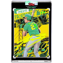Load image into Gallery viewer, Mark McGwire by Tyson Beck - NEON UV AUTOGRAPH - LIMITED TO 5