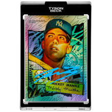 Load image into Gallery viewer, Mickey Mantle X Tyson Beck - P70 - RAINBOW FOIL ARTIST AUTO - LIMITED TO 1