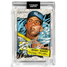 Load image into Gallery viewer, Mickey Mantle X Tyson Beck - P70 - SILVER CHROME ARTIST AUTO - LIMITED TO 50