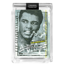 Load image into Gallery viewer, Muhammad Ali X Tyson Beck - Card 01 - SILVER CHROME ARTIST AUTO - LIMITED TO 25